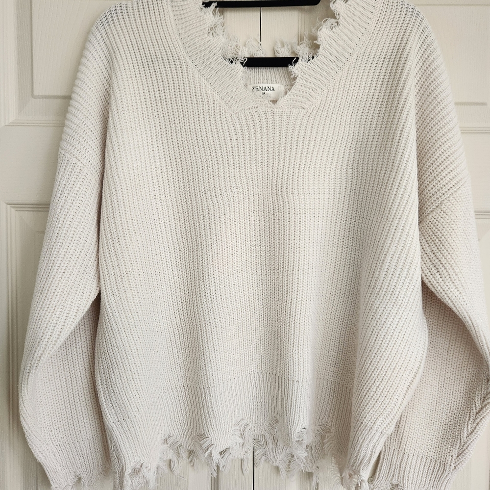 Distressed Sweater